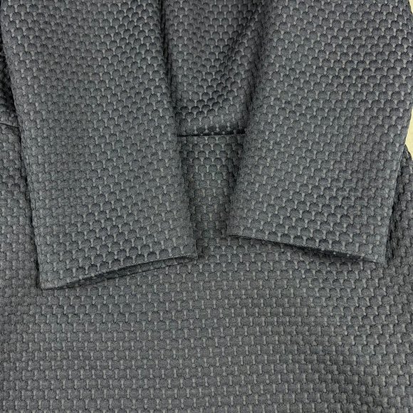 J Crew Sheath Dress Women 4 Navy Blue Work Portfolio Office Matelasse Workwear - Picture 8 of 12